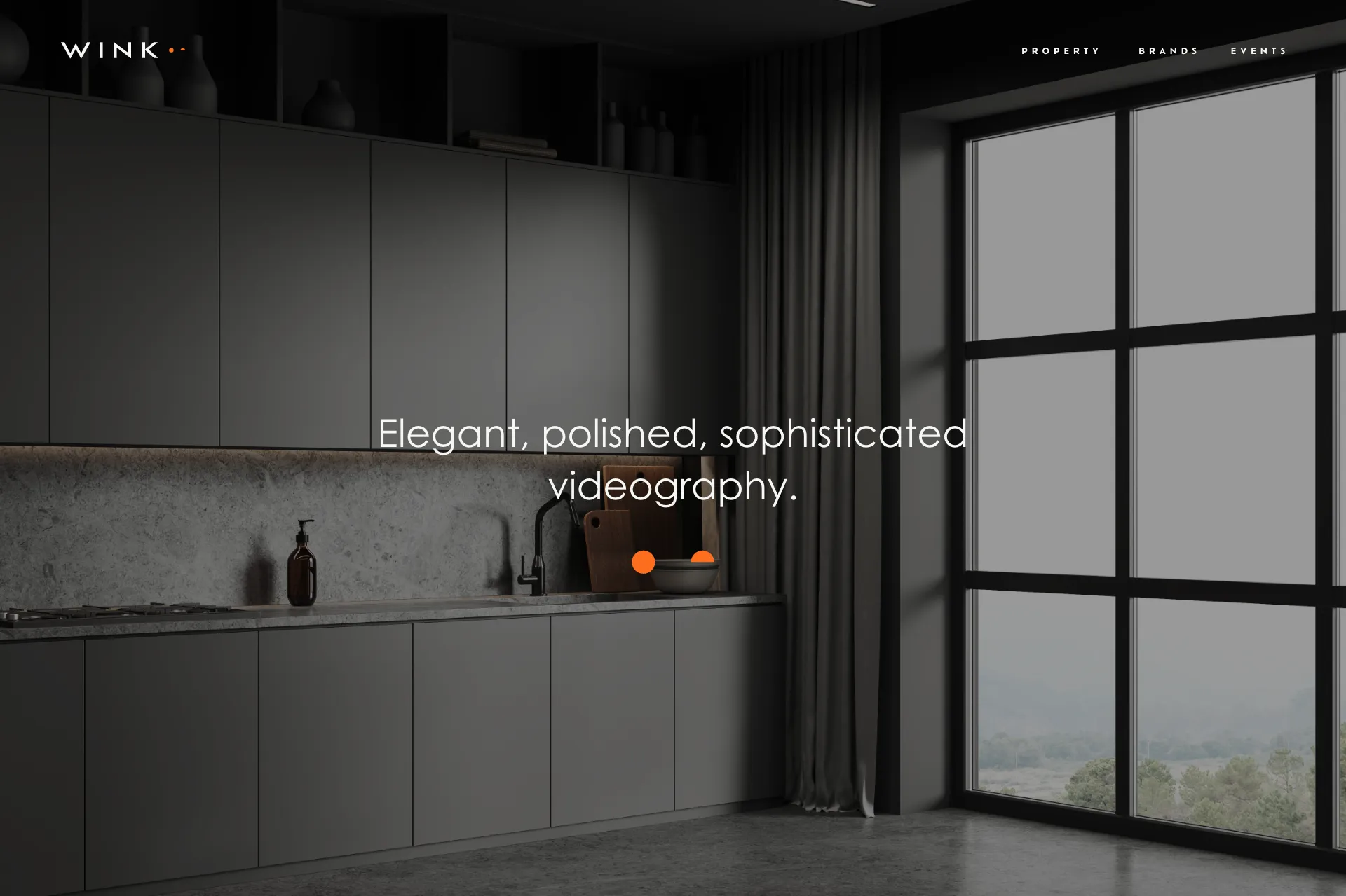 Wink Media website on desktop